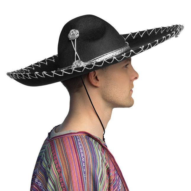 Zwarte Sombrero Guillermo van Boland koop je bij Partywinkel