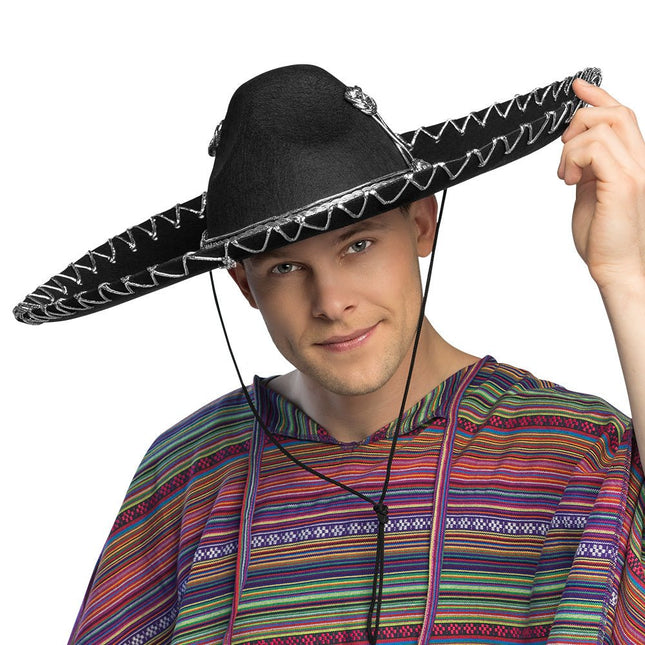 Zwarte Sombrero Guillermo van Boland koop je bij Partywinkel