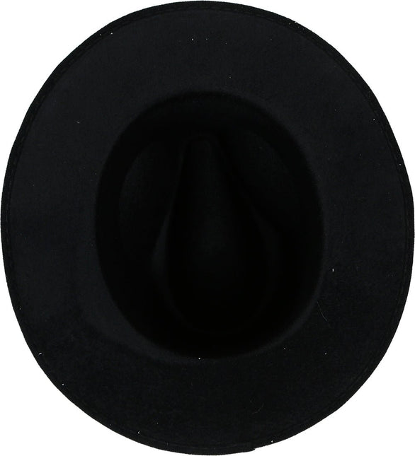 Zwarte vilten cowboyhoed met studs, voor volwassenen van Fiestas Guirca koop je bij Partywinkel