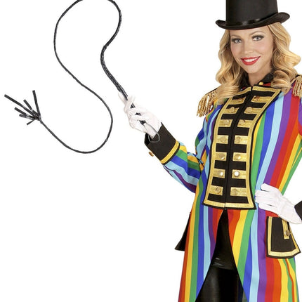 Zwarte Zweep 1,8m van Widmann koop je bij Partywinkel