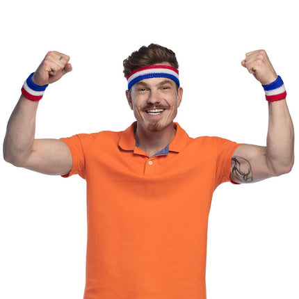 Zweetbandjes Nederland 3st van Boland koop je bij Partywinkel